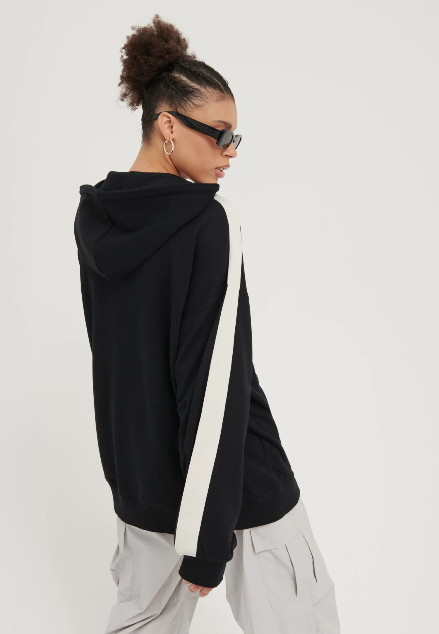 Even&Odd Sweater Met Rits - Black - Afbeelding 3
