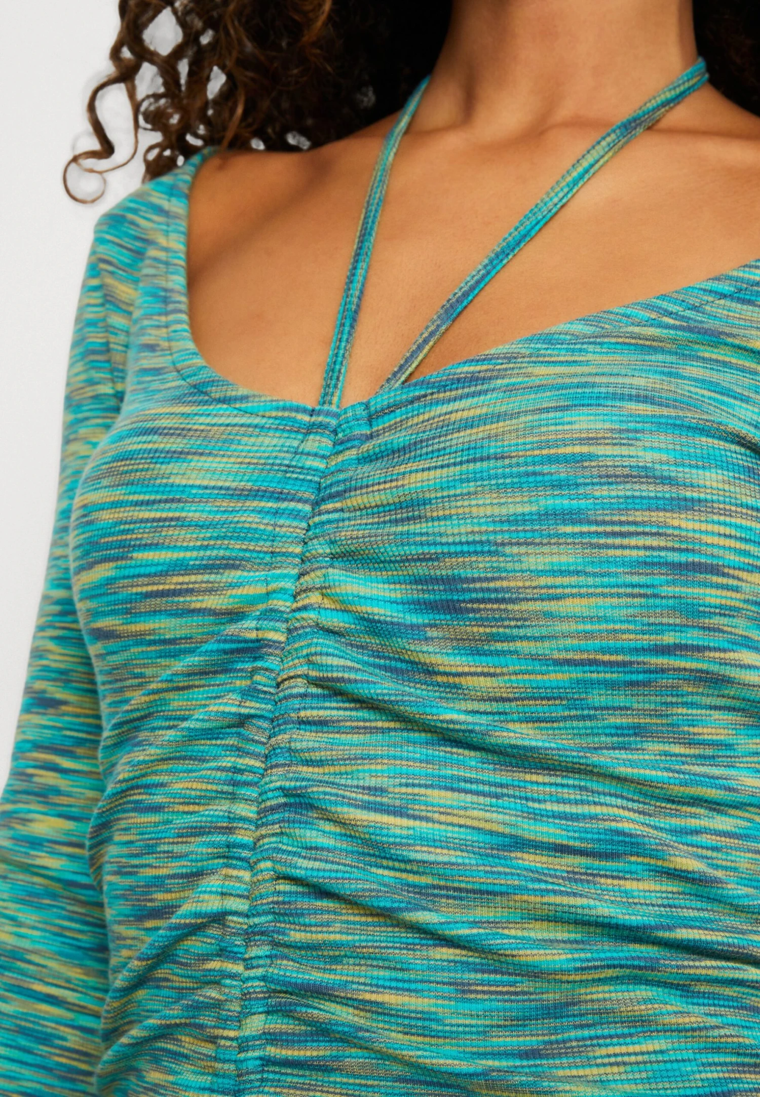 Even&Odd Jerseyjurk - Mottled Green - Image 6