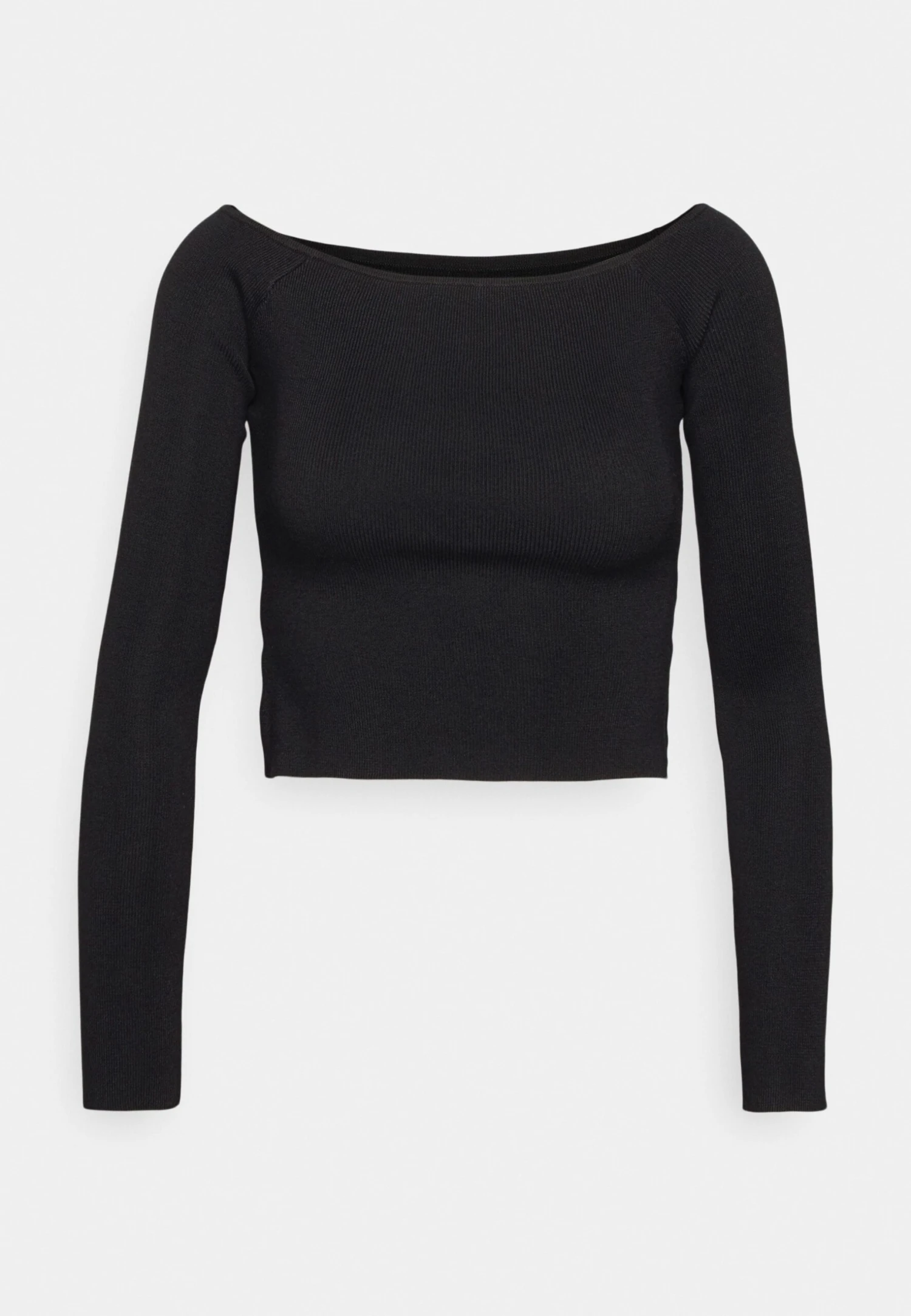 Offshoulder Basic- Trui - Black - Afbeelding 5