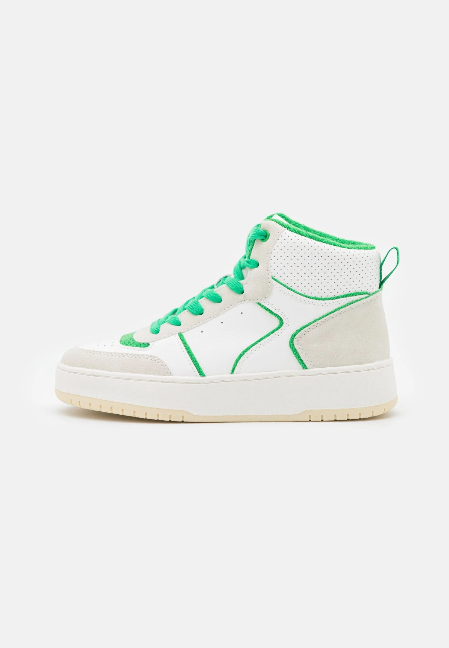 Even&Odd Sneakers Hoog - White/Green - Image 2