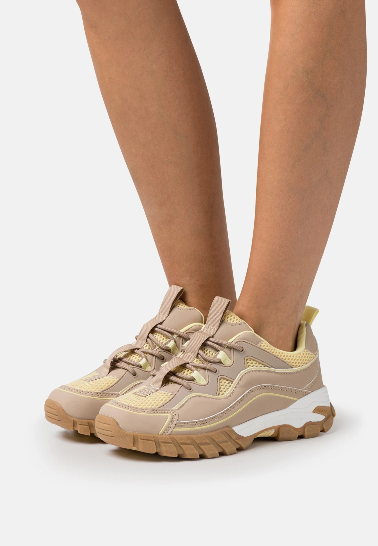 Even&Odd Sneakers Laag - Taupe