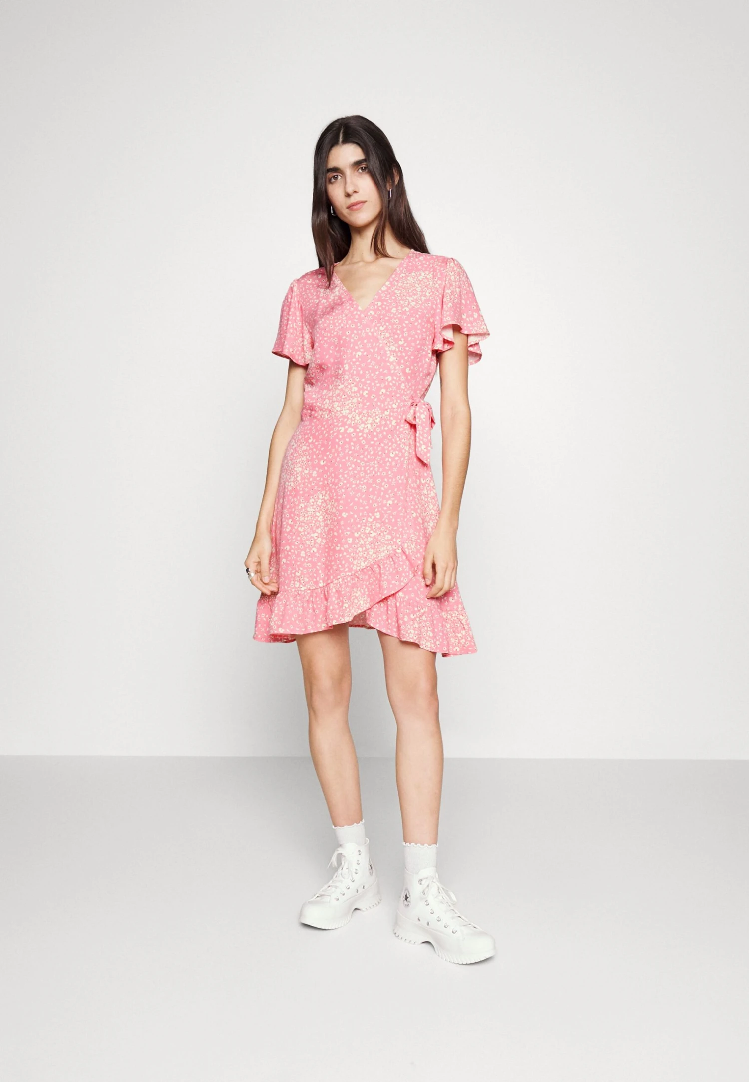 Even&Odd Jurk - Pink/White - Image 2