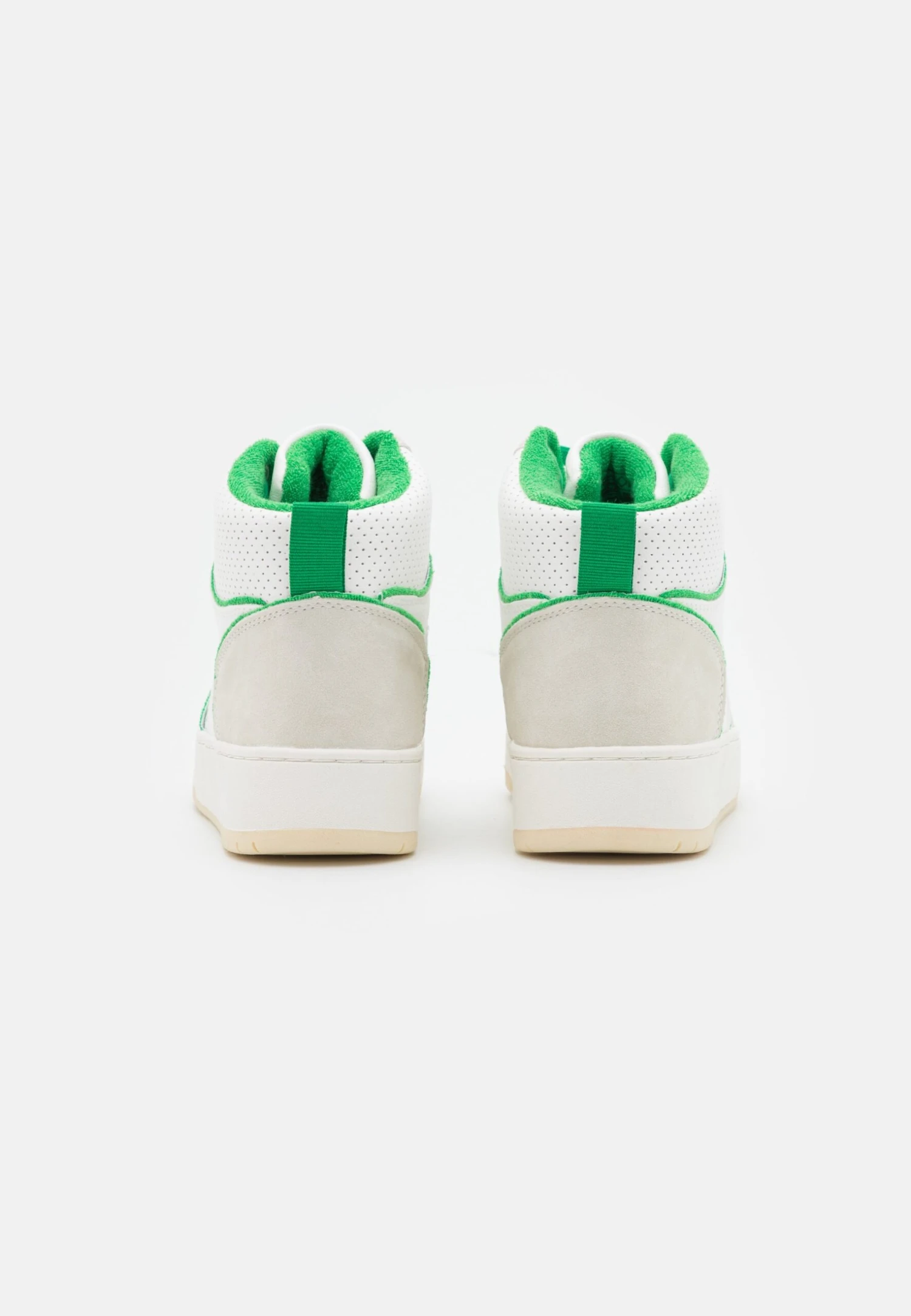 Even&Odd Sneakers Hoog - White/Green - Image 4