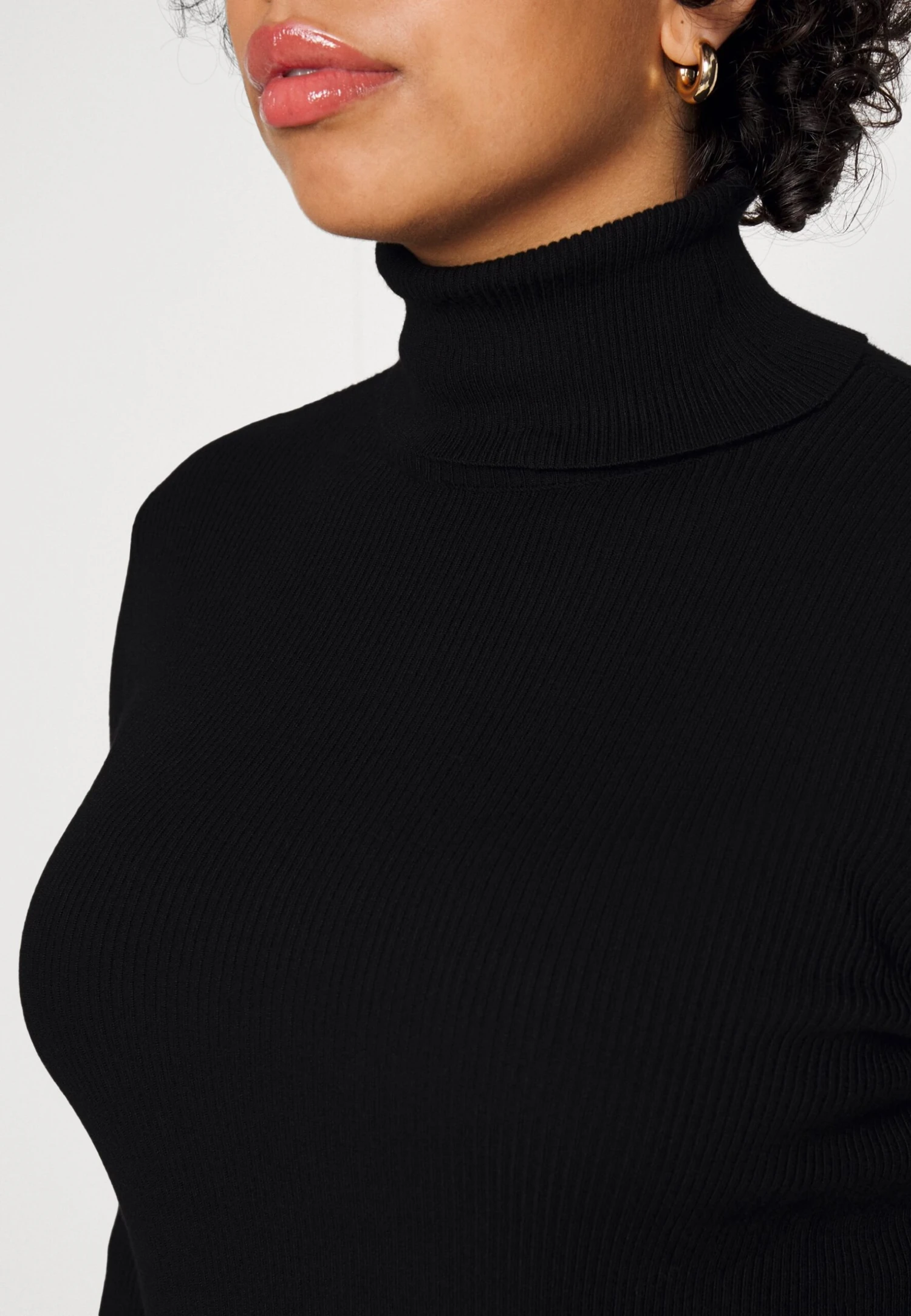 Gebreide Jurk - Black - Image 5