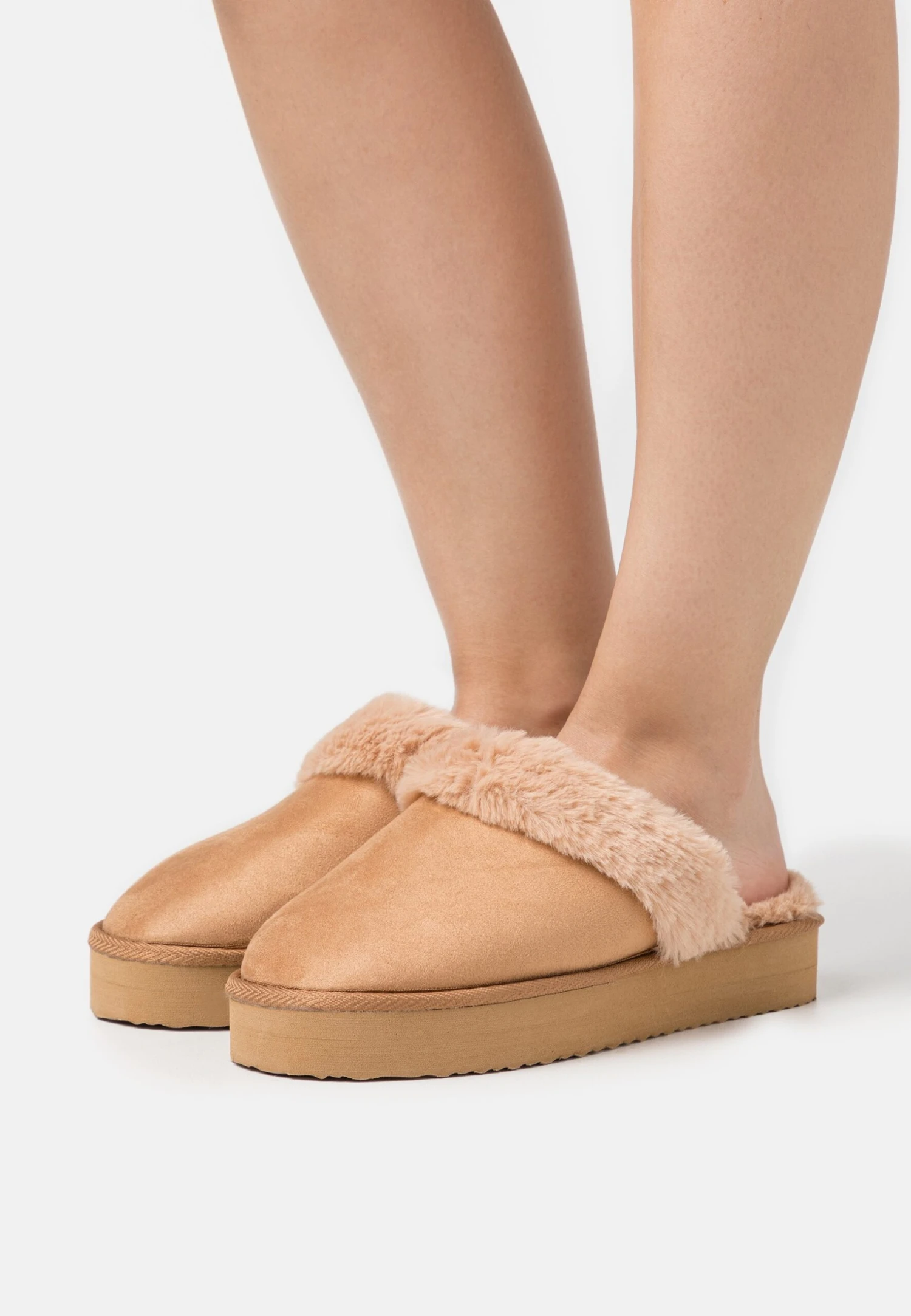 Even&Odd Platform - Pantoffels - Cognac