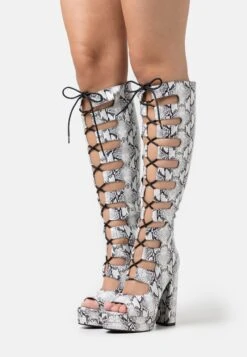 Even&Odd Plateaulaarzen - White