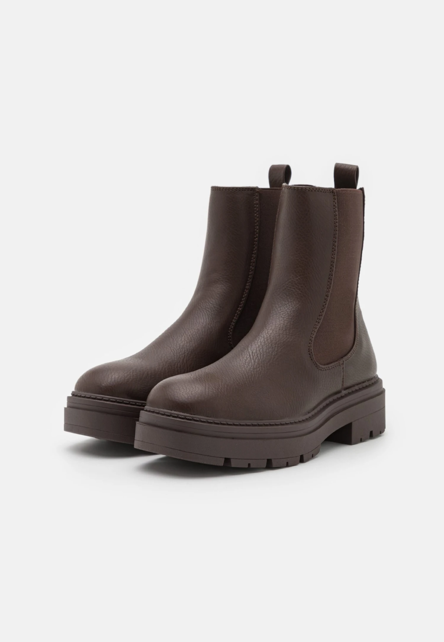 Even&Odd Enkellaarsjes Met Plateauzool - Brown - Image 3