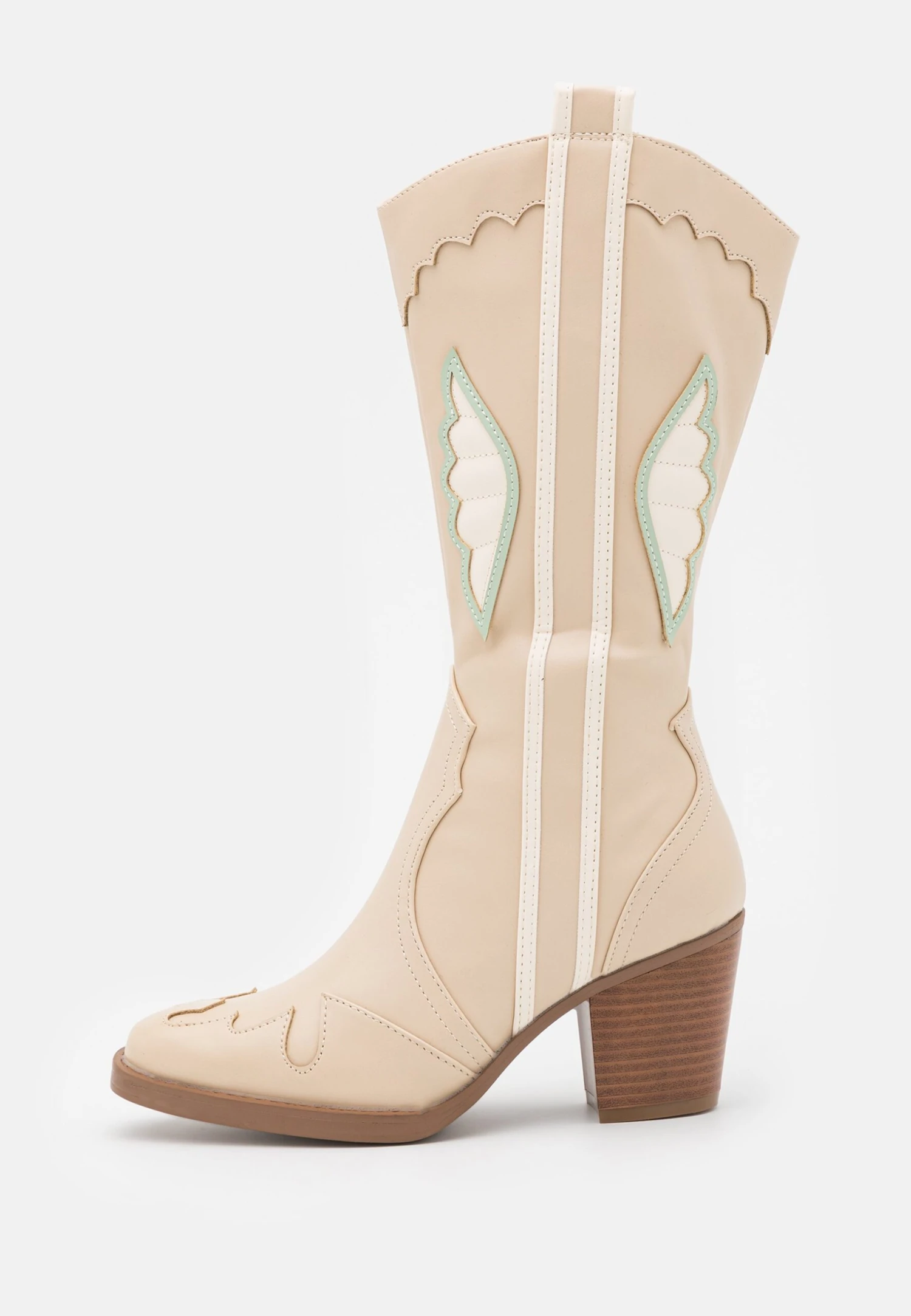 Cowboy-/Bikerlaarzen - Off-White - Image 2