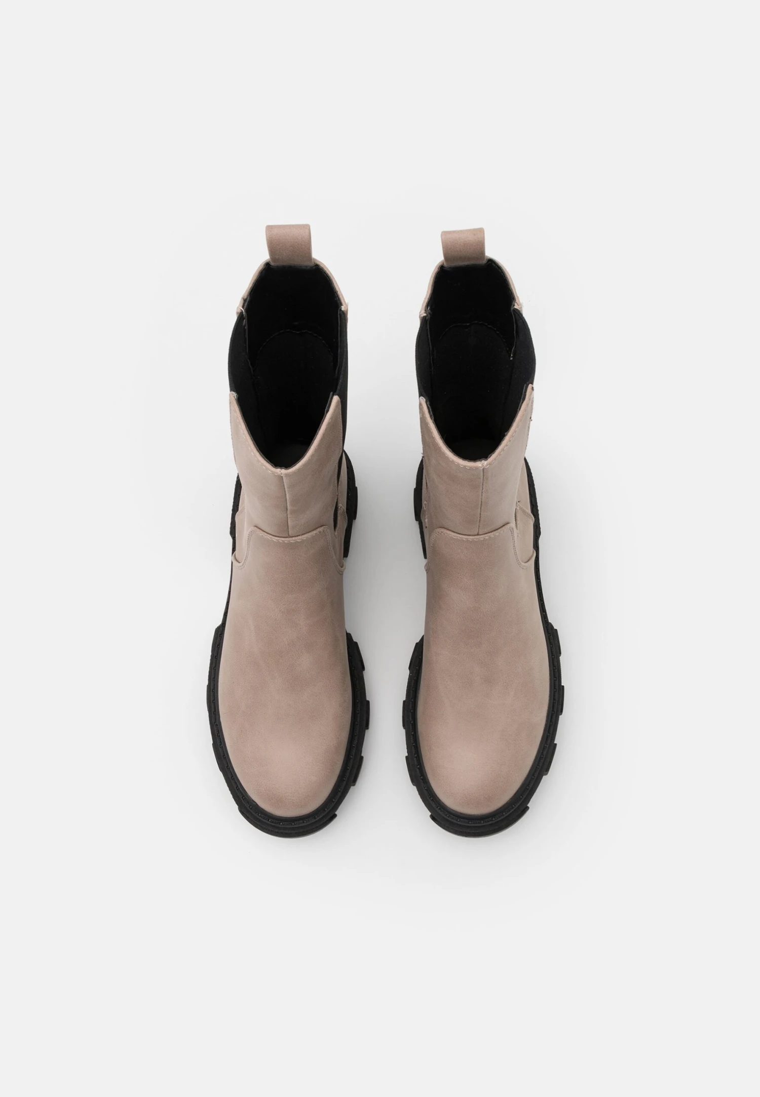 Even&Odd Enkellaarsjes Met Plateauzool - Taupe - Image 6