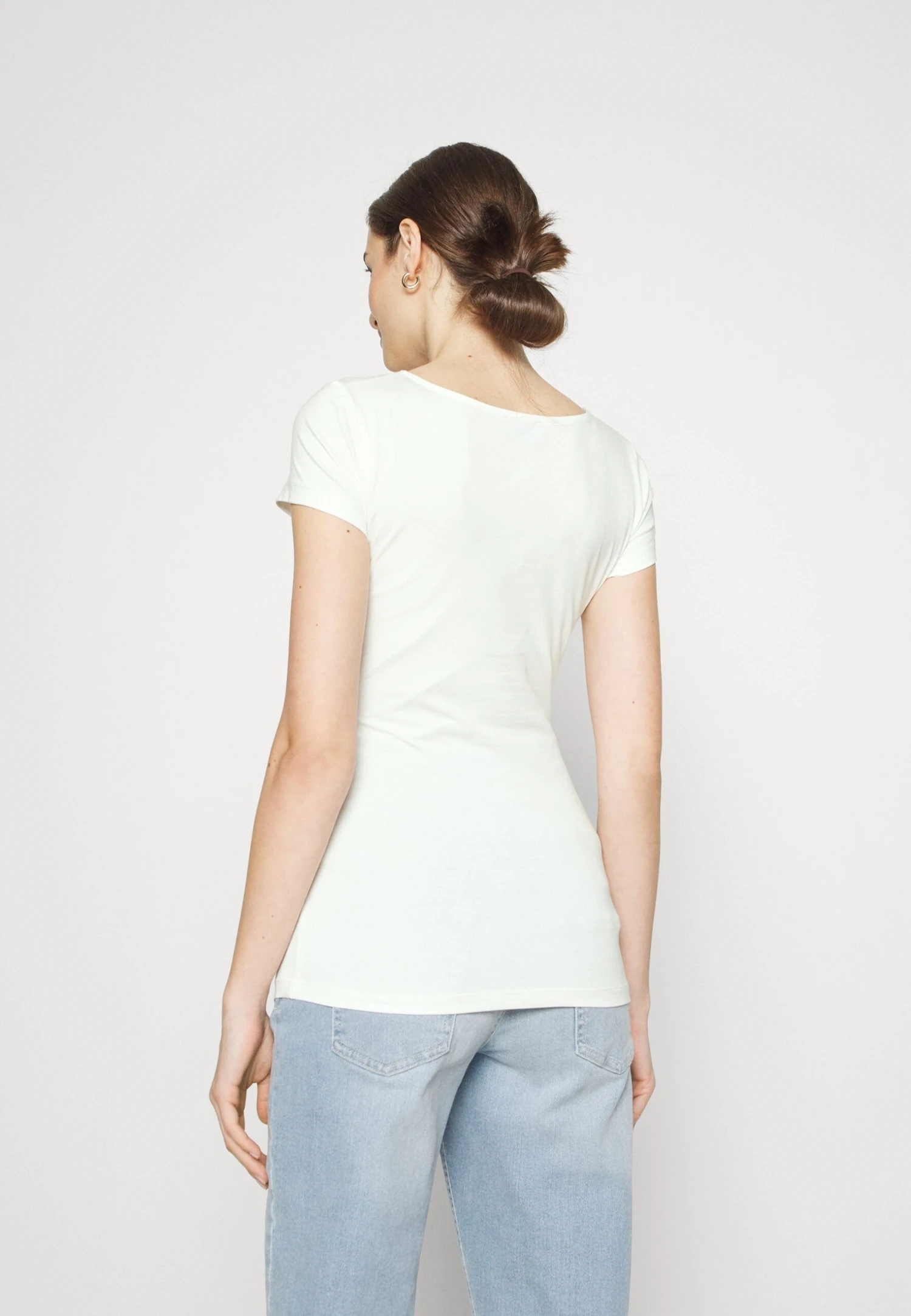 2Pack - T-Shirt Basic - Off-White/ Mottled-Grey - Afbeelding 3