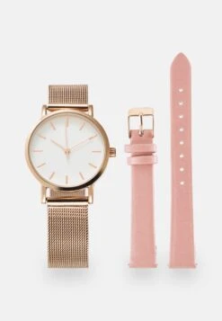 Even&Odd Set - Horloge - Rose Gold-Coloured/Pink
