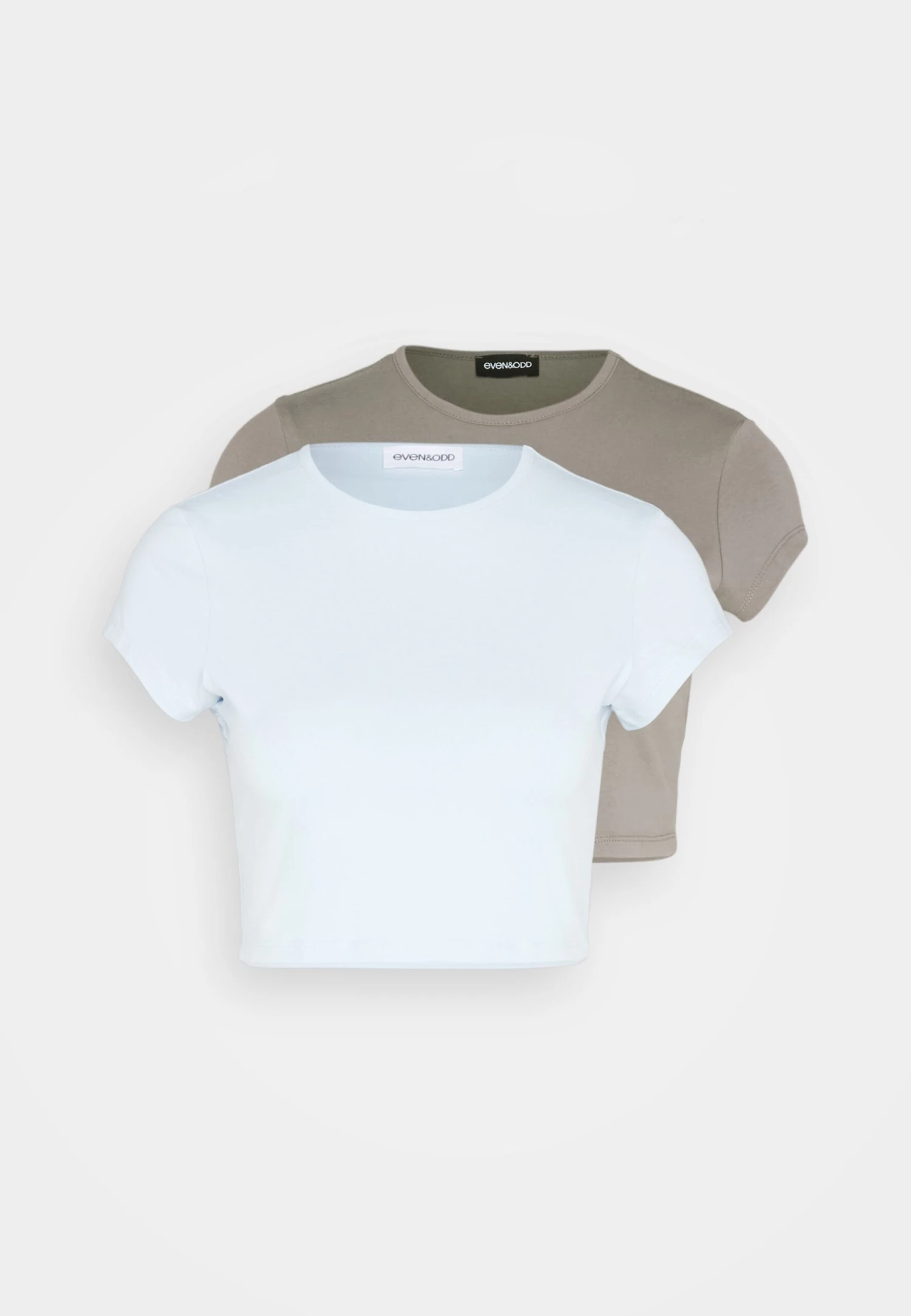 Even&Odd 2 Pack - T-Shirt Basic - Dark Grey/Dark Blue - Image 6