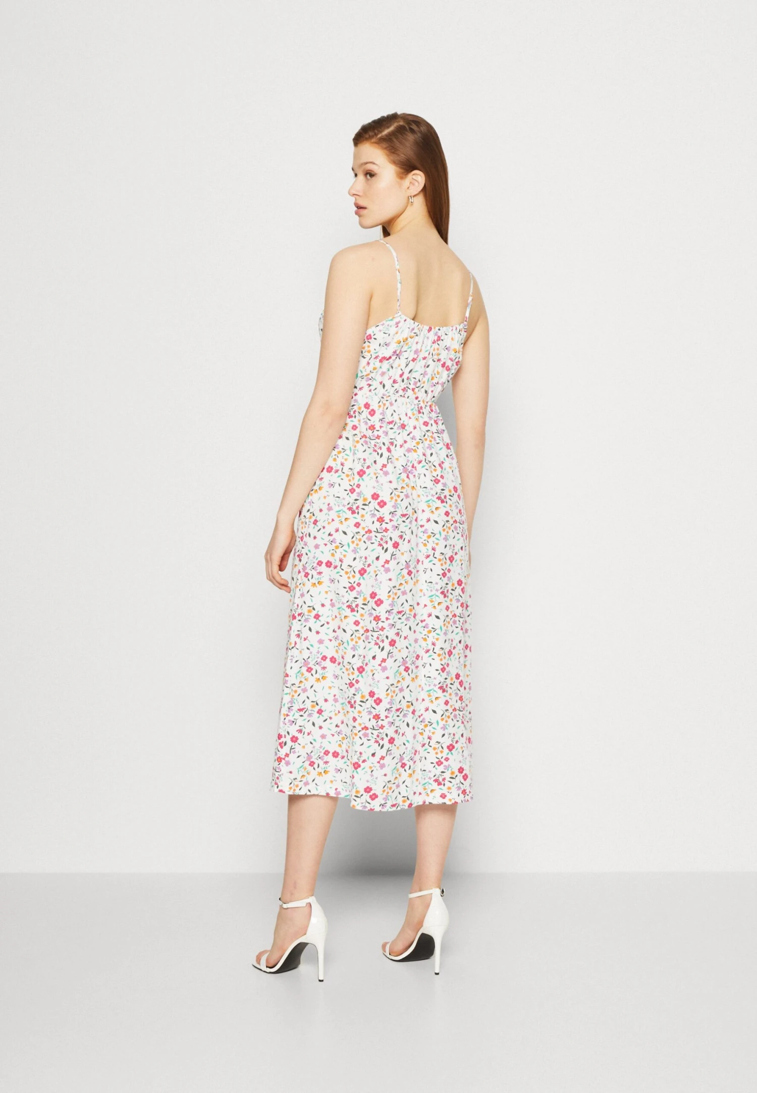 Even&Odd Jurk - White/Yellow - Afbeelding 3