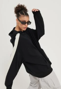 Even&Odd Sweater Met Rits - Black