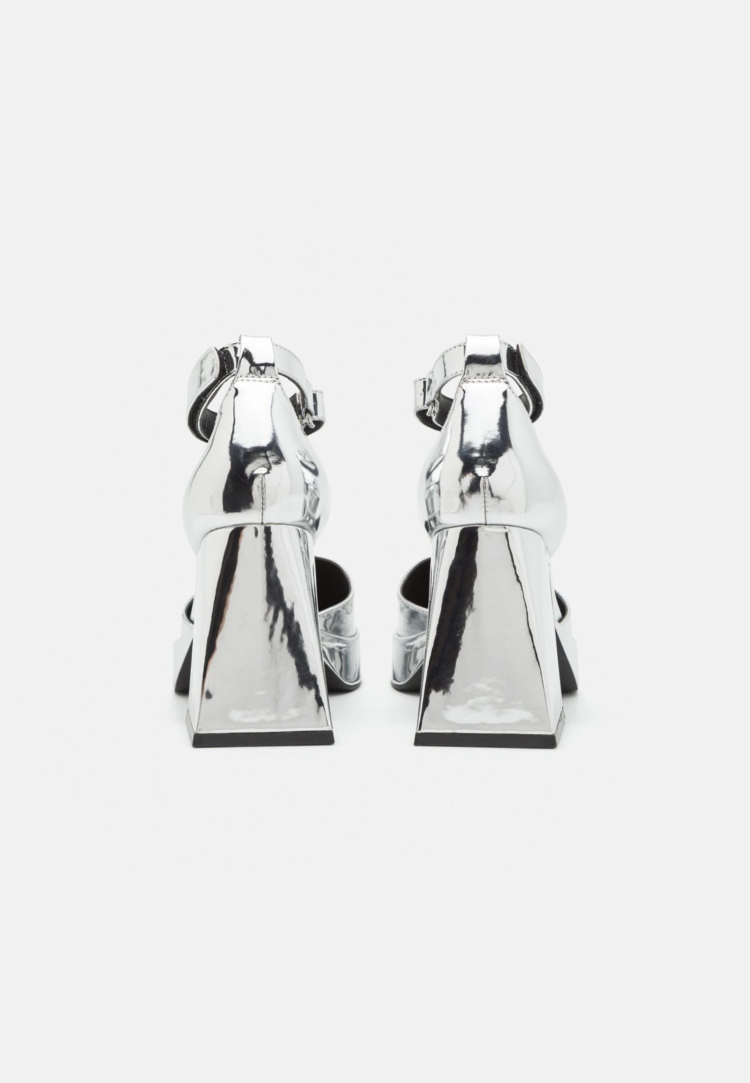 Even&Odd Plateaupumps - Silver-Coloured - Image 4