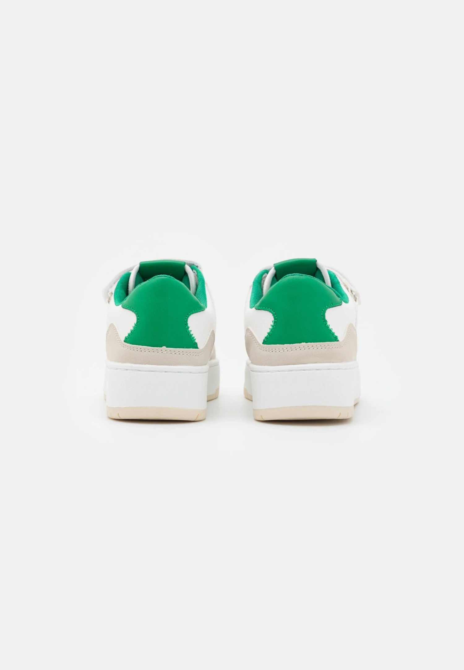 Even&Odd Sneakers Laag - White/Green - Image 4