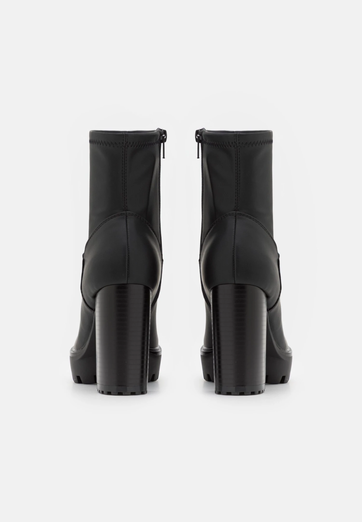 Even&Odd Enkellaarsjes Met Plateauzool - Black - Image 4