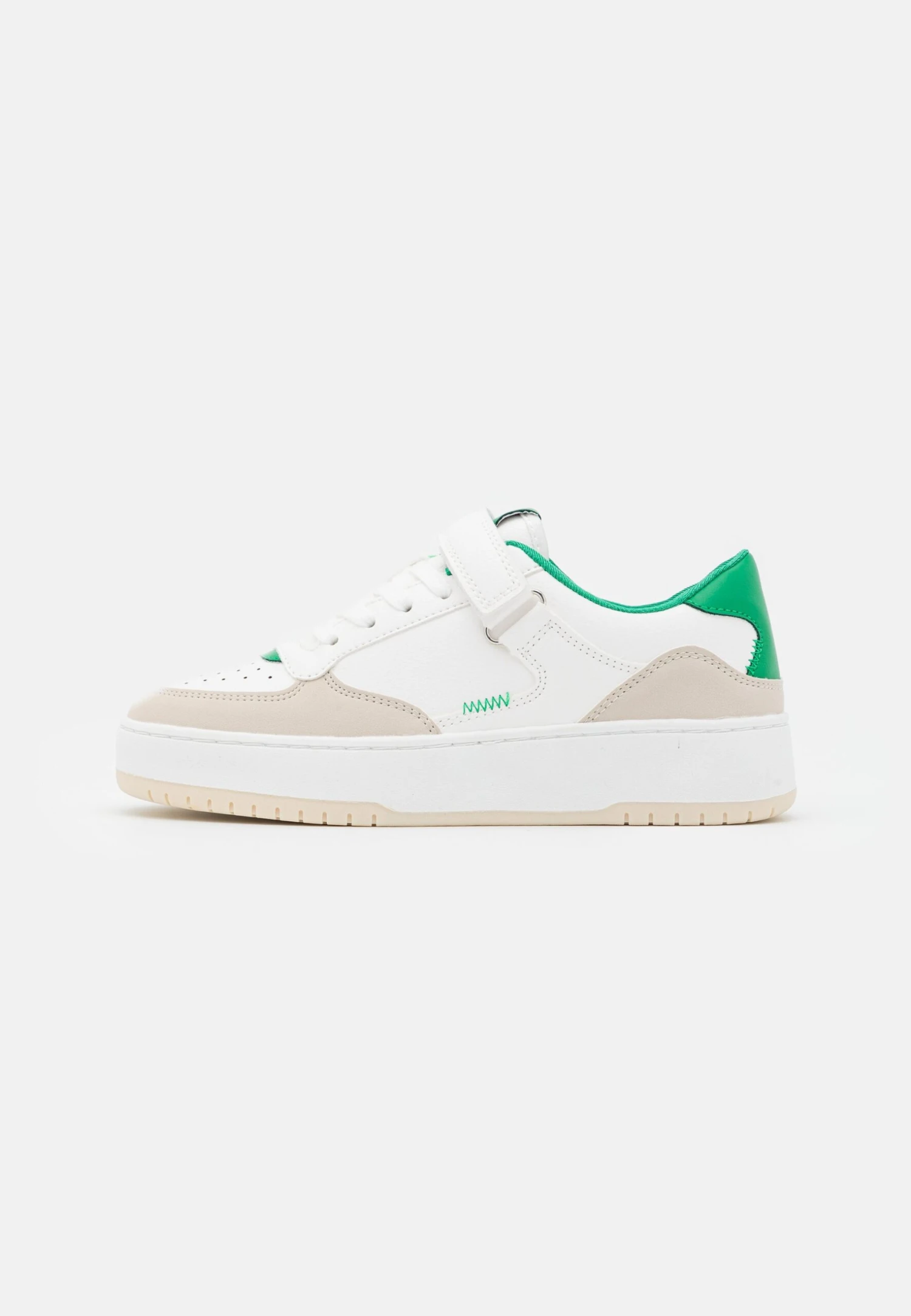 Even&Odd Sneakers Laag - White/Green - Image 2