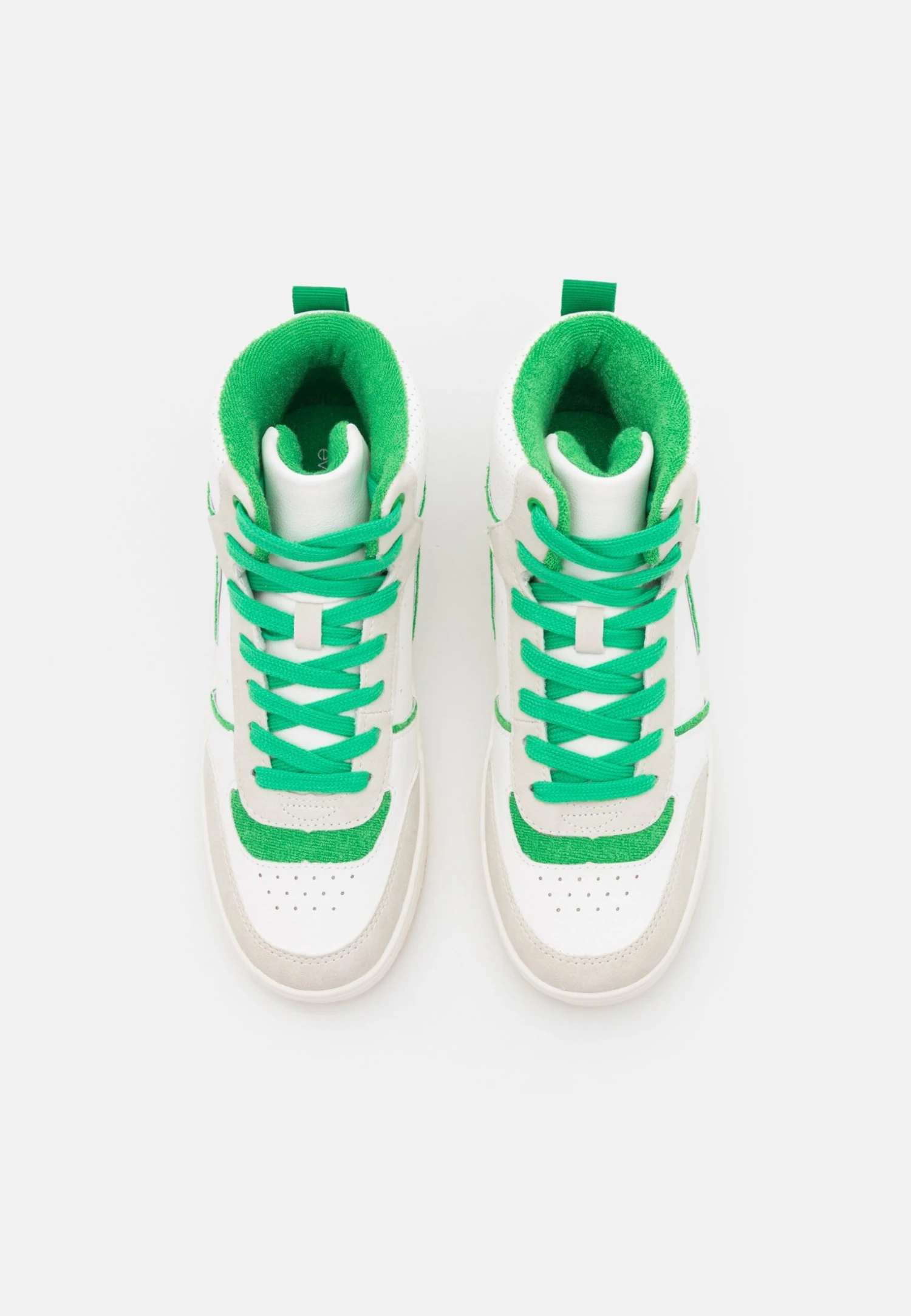 Even&Odd Sneakers Hoog - White/Green - Image 6