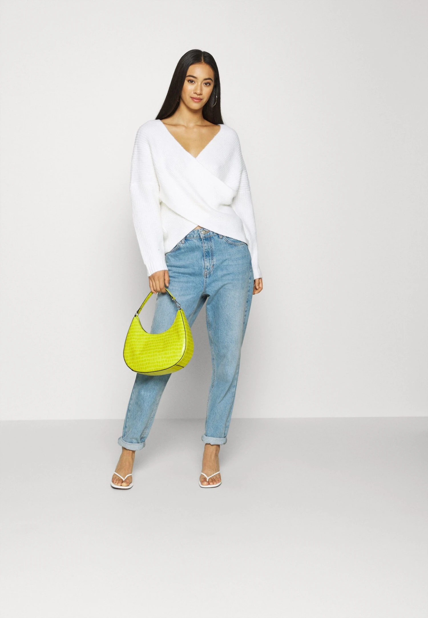 Even&Odd Trui - Cloud Dancer - Afbeelding 2