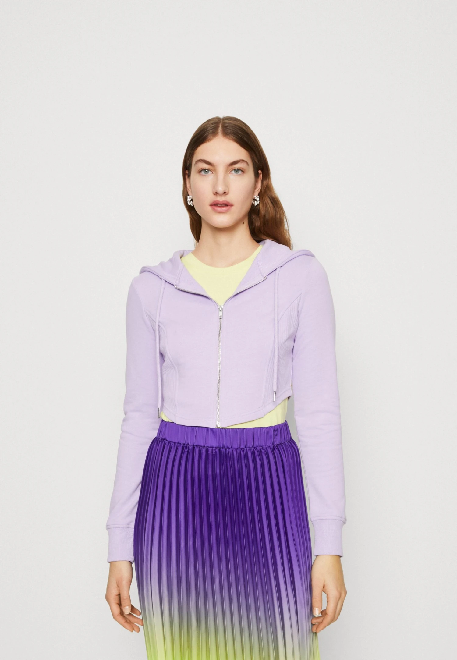 Even&Odd Sweater Met Rits - Lilac