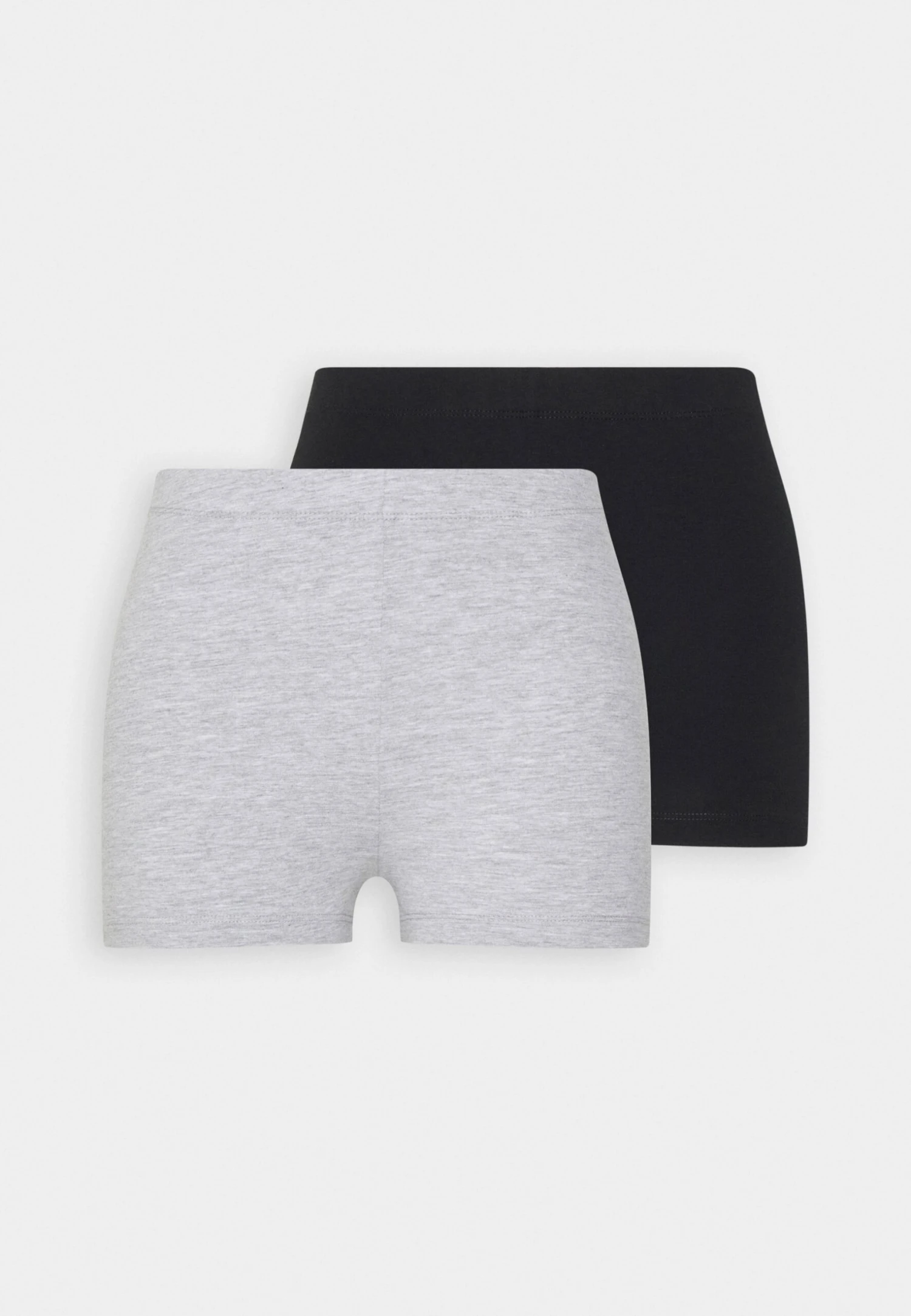 Even&Odd 2 Pack - Shorts - Black/Mottled Light Grey