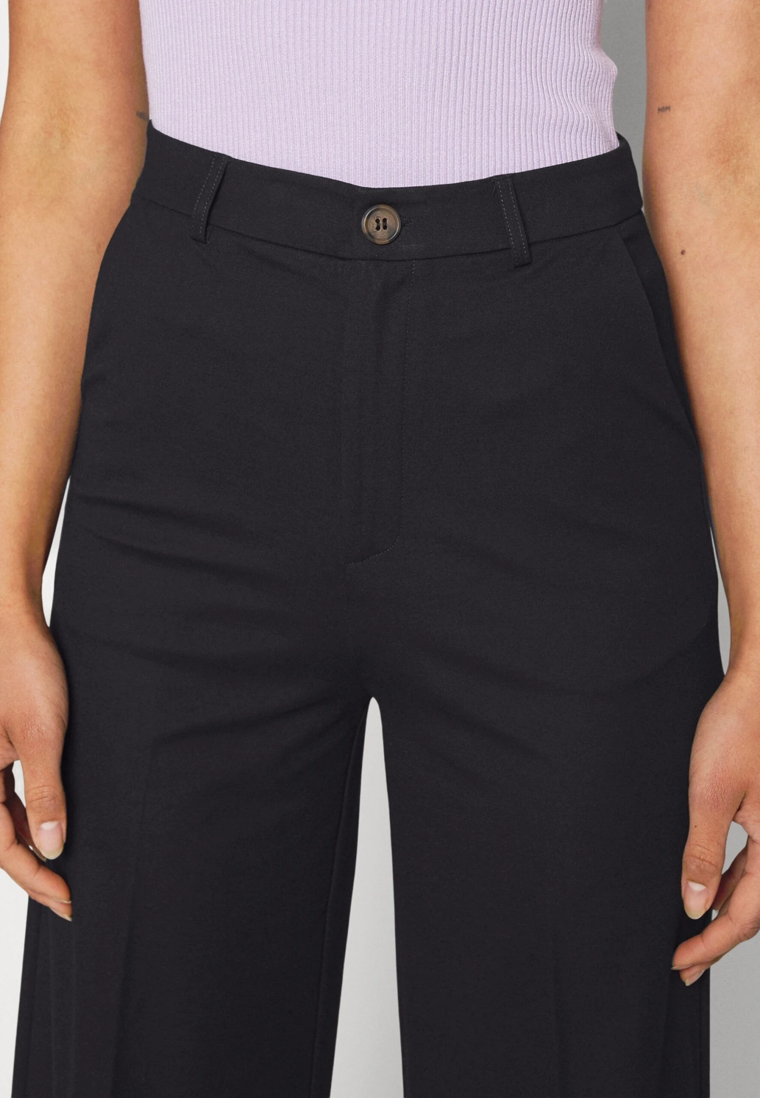 Wide Leg Trousers - Broek - Black - Afbeelding 5